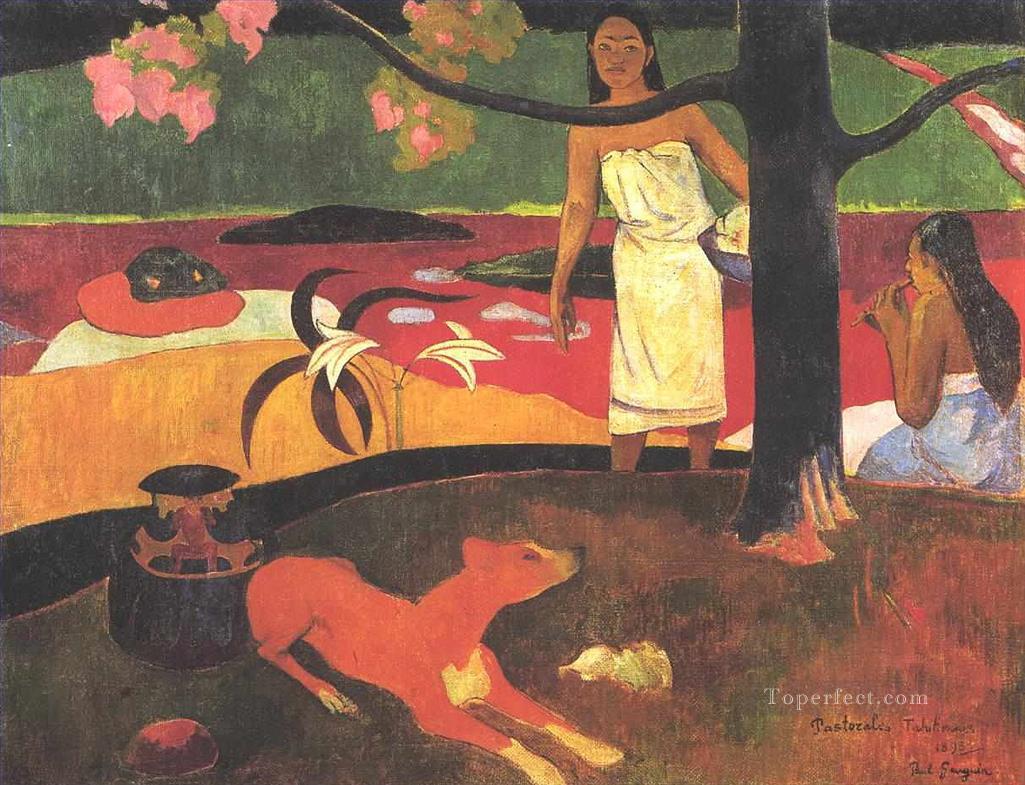Pastorales Tahitiennes Post Impressionism Primitivism Paul Gauguin Oil Paintings